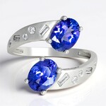 Anello in oro con Tanzanite AAA (CIRARI)