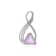 Lavendel-Amethyst-Silberanhänger (MONOSONO COLLECTION)