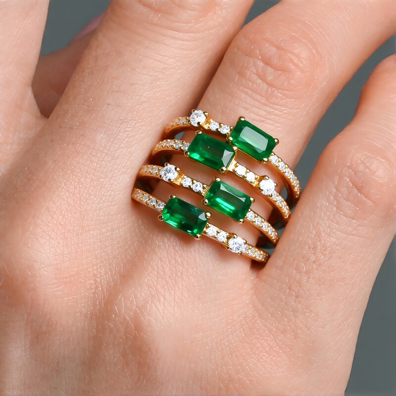 AAA-Sambia-Smaragd-Goldring (CIRARI)