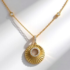 Collana in oro con Diamante SI1 (H)