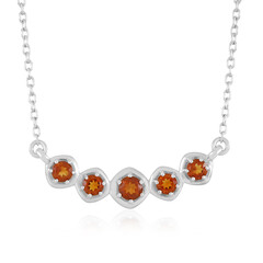 Collar en plata con Citrino de Madeira