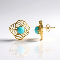 Orecchini in argento con Turchese Sleeping Beauty