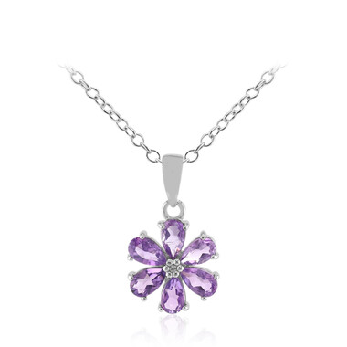 Collier en argent et Améthyste
