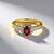 Anello in argento con Zircone Rosa