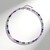 Collana in argento con Fluorite Bicolore