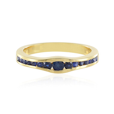 Anello in argento con Zaffiro Blu