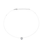 Collana in argento con Topazio Bianco (Adela Silber)