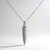 Collana in argento con Topazio Bianco