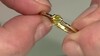 Zilveren ring met een I2 Gele Diamant