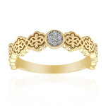 Anello in argento con Diamante SI1 (G) (Annette)