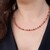 Collier en argent et Rhodochrosite