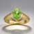 Anello in oro con Peridoto Wagogo