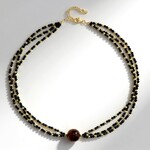 Collana in argento con Occhio di Tigre