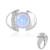 Anillo en plata con Ópalo Welo AAA (de Melo)