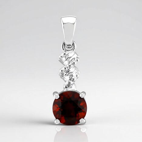 Ciondolo in argento con Citrino Madeira (Pallanova)