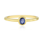 Anello in argento con Zaffiro Ceylon Blu