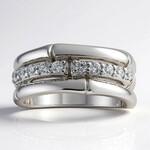 Anello in argento con Zircone (TPC)