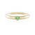 9K Tanzanian Tsavorite Gold Ring (de Melo Gold)