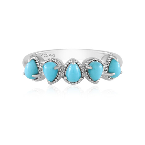 Anillo en plata con Turquesa bella durmiente (Faszination Türkis)