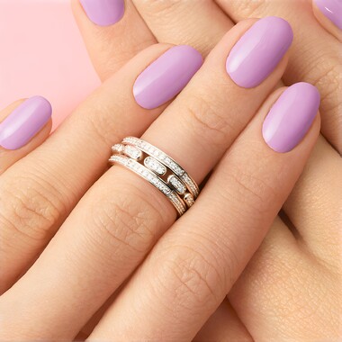 Anillo en plata con Zircón