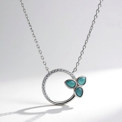 Collana in argento con Larimar