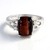 Anello in argento con Occhio di Tigre Rosso