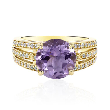 Bolivianischer Amethyst-Silberring