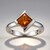Anello in argento con Topazio Tepetate