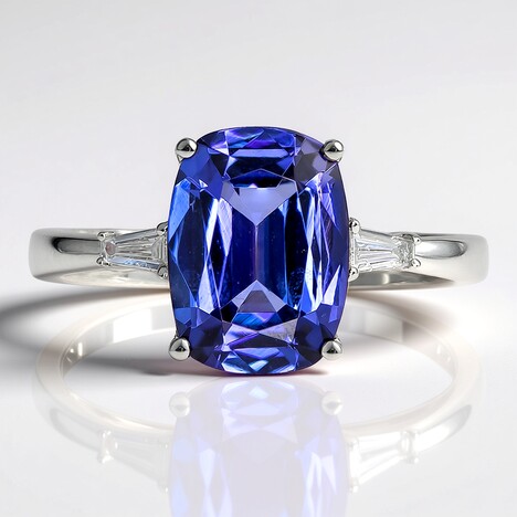 Bague en or et Tanzanite AAA (CIRARI)