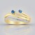 Anello in oro con Haüyne
