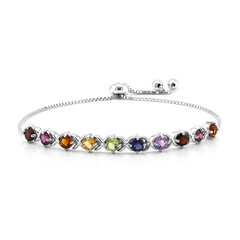 Brazalete en plata con Granate