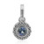 Colgante en plata con Tanzanita sin calentar (Pallanova)