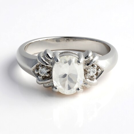 Anello in argento con Ortoclasio