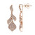 Pendientes en oro con Diamante rosa I1 (CIRARI)