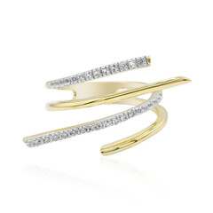 Anello in argento con Topazio Bianco