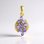 Ciondolo in argento con Tanzanite