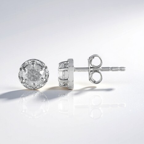 Orecchini in oro con Diamante I3 (H) (de Melo Gold)