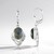 Orecchini in argento con Labradorite (MONOSONO COLLECTION)