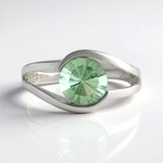 Anello in argento con Fluorite Verde