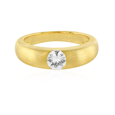 Zilveren ring met een zirkoon