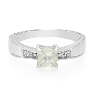 Bague en argent et Orthose