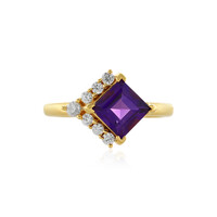 Sibirischer Amethyst-Silberring