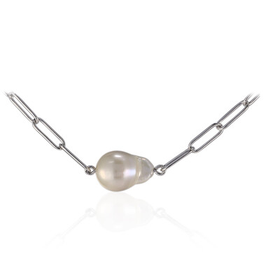 Süßwasserzuchtperlen-Silbercollier (TPC)