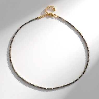 Zilveren halsketting met Champagne Diamanten