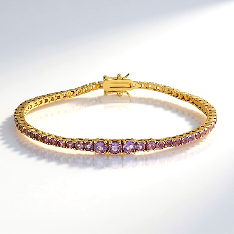 Bracciale in argento con Ametista