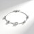Bracciale in argento con Topazio Bianco