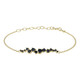 Black Spinel Silver Bracelet