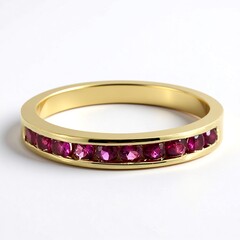Bague en or et Rubis AAA du Mozambique