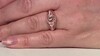 Anillo en plata con Morganita de Brasil
