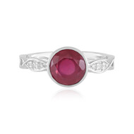 Zilveren ring met een Madagaskar Robijn (de Melo Essence)